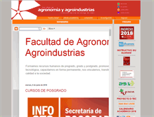 Tablet Screenshot of faa.unse.edu.ar